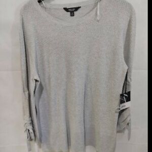 Simply Vera Vera Wang Sweater Drawstring Sleeve Top Womens Size XXL